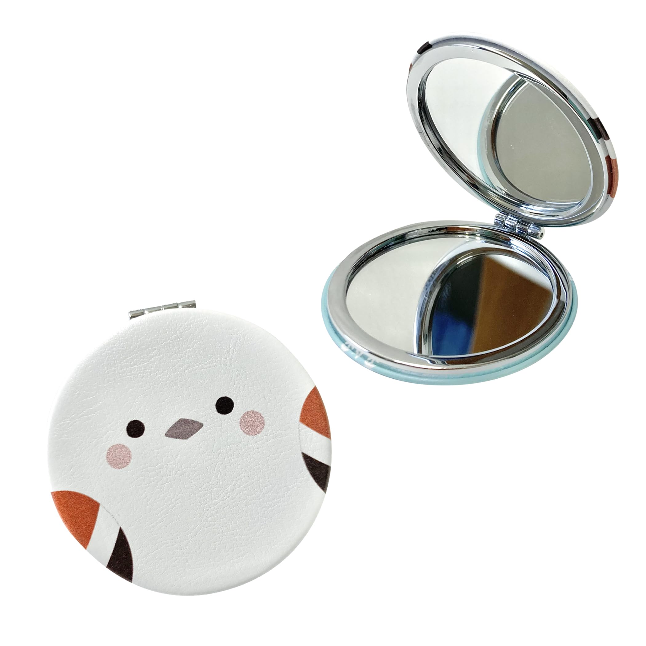 Amazon.co.jp: 【きながにシマエナガ】 コンパクトミラー 手鏡 携帯